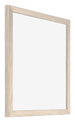 Catania MDF Photo Frame 20x20cm Oak Front Oblique | Yourdecoration.co.uk