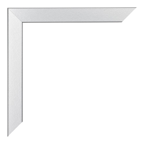 Catania MDF Photo Frame 20x20cm Silver Detail Corner | Yourdecoration.co.uk