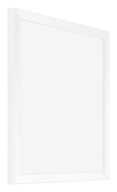 Catania MDF Photo Frame 20x20cm White Front Oblique | Yourdecoration.co.uk