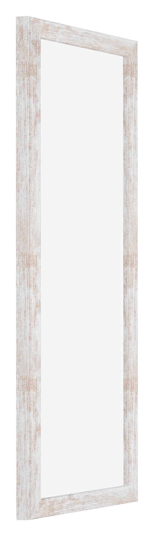 Catania MDF Photo Frame 20x60cm White Wash Front Oblique | Yourdecoration.co.uk