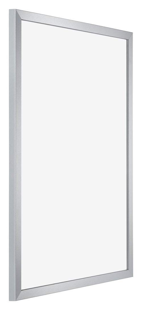 Catania MDF Photo Frame 21x29 7cm A4 Silver Front Oblique | Yourdecoration.co.uk