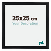 Catania MDF Photo Frame 25x25cm Black Size | Yourdecoration.co.uk