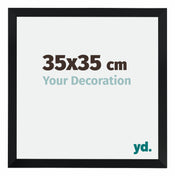 Catania MDF Photo Frame 35x35cm Black Size | Yourdecoration.co.uk