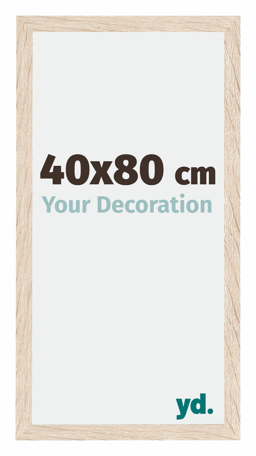 Catania MDF Photo Frame 40x80cm Oak Size | Yourdecoration.co.uk