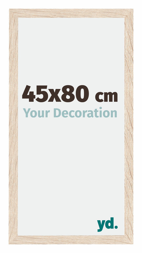 Catania MDF Photo Frame 45x80cm Oak Size | Yourdecoration.co.uk