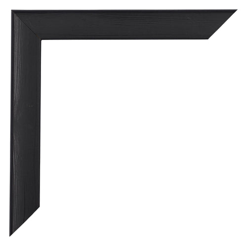 Como MDF Photo Frame 18x24cm Black Woodgrain Corner | Yourdecoration.co.uk