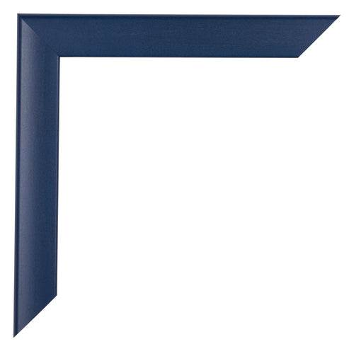 Como MDF Photo Frame 18x24cm Dark Blue Swept Corner | Yourdecoration.co.uk