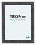 Como MDF Photo Frame 18x24cm Gray Swept Front Size | Yourdecoration.co.uk