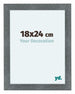 Como MDF Photo Frame 18x24cm Iron Swept Front Size | Yourdecoration.co.uk