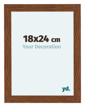 Como MDF Photo Frame 18x24cm Oak Rustiek Front Size | Yourdecoration.co.uk