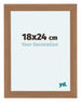 Como MDF Photo Frame 18x24cm Walnut Light Front Size | Yourdecoration.co.uk