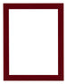 Como MDF Photo Frame 18x24cm Wine Red Swept Front | Yourdecoration.co.uk