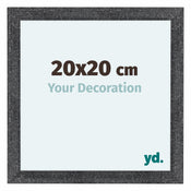 Como MDF Photo Frame 20x20cm Gray Swept Front Size | Yourdecoration.co.uk