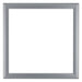 Como MDF Photo Frame 20x20cm Silver Matte Front | Yourdecoration.co.uk