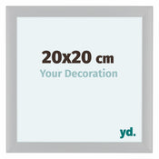 Como MDF Photo Frame 20x20cm White High Gloss Front Size | Yourdecoration.co.uk