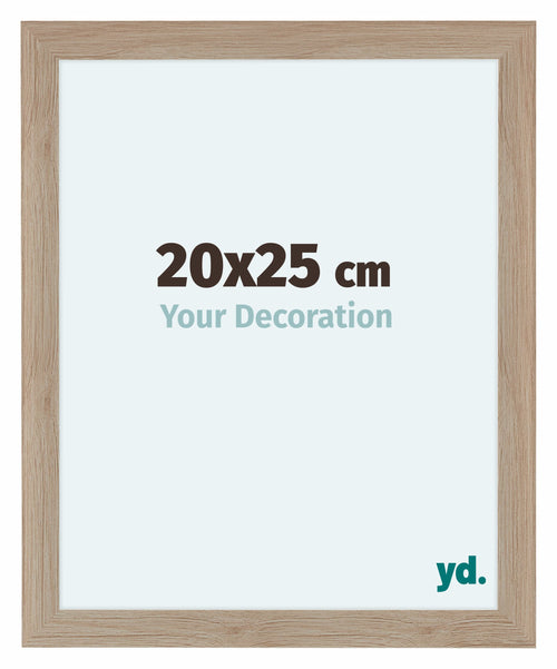 Como MDF Photo Frame 20x25cm Oak Light Front Size | Yourdecoration.co.uk