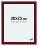 Como MDF Photo Frame 20x25cm Wine Red Swept Front Size | Yourdecoration.co.uk