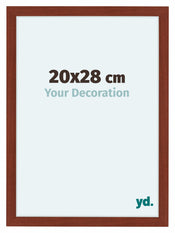 Como MDF Photo Frame 20x28cm Cherry Front Size | Yourdecoration.co.uk