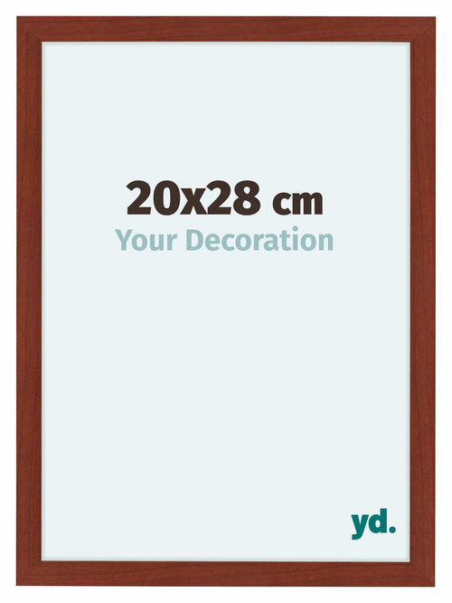 Como MDF Photo Frame 20x28cm Cherry Front Size | Yourdecoration.co.uk