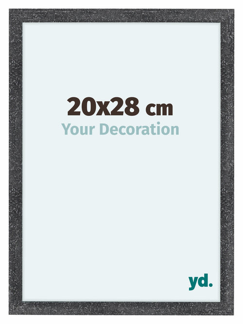 Como MDF Photo Frame 20x28cm Gray Swept Front Size | Yourdecoration.co.uk