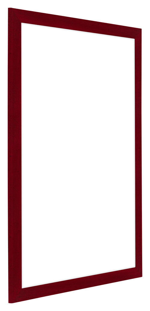 Como MDF Photo Frame 20x28cm Wine Red Swept Front Oblique | Yourdecoration.co.uk