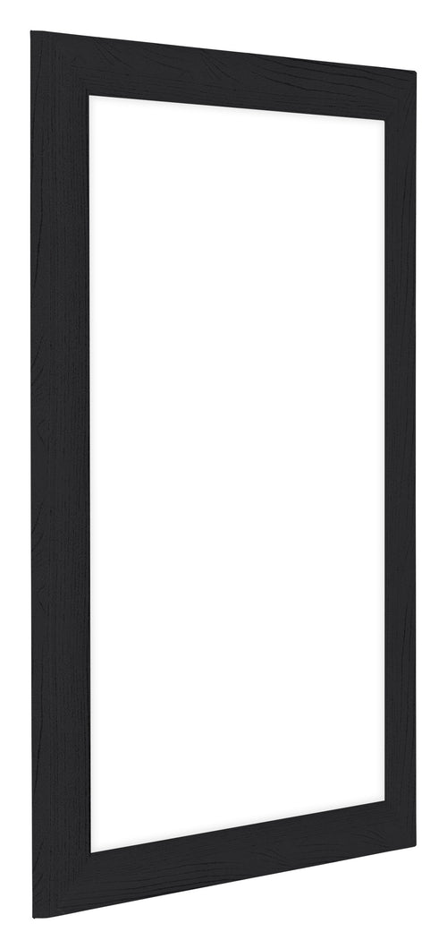 Como MDF Photo Frame 20x30cm Black Woodgrain Front Oblique | Yourdecoration.co.uk