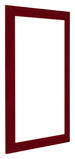 Como MDF Photo Frame 20x30cm Wine Red Swept Front Oblique | Yourdecoration.co.uk