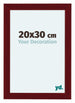 Como MDF Photo Frame 20x30cm Wine Red Swept Front Size | Yourdecoration.co.uk