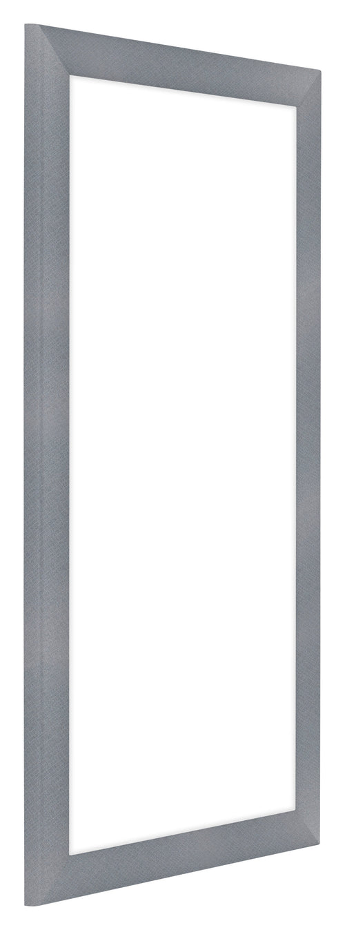 Como MDF Photo Frame 20x40cm Aluminium Brushed Front Oblique | Yourdecoration.co.uk