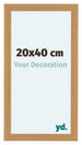 Como MDF Photo Frame 20x40cm Beech Front Size | Yourdecoration.co.uk