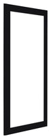 Como MDF Photo Frame 20x40cm Black High Gloss Front Oblique | Yourdecoration.co.uk