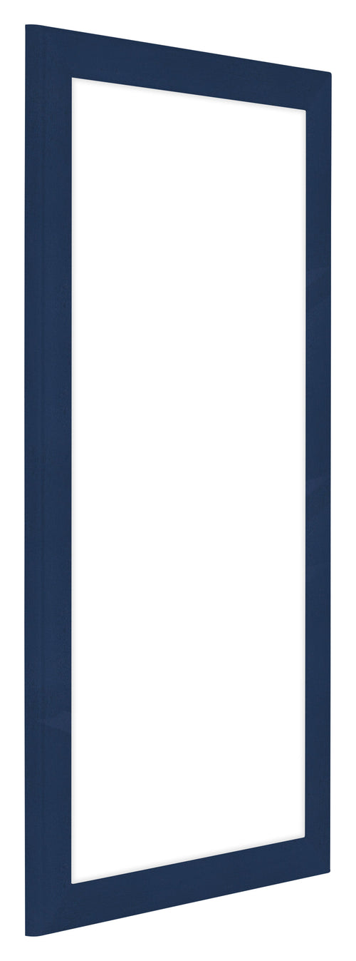 Como MDF Photo Frame 20x40cm Dark Blue Swept Front Oblique | Yourdecoration.co.uk