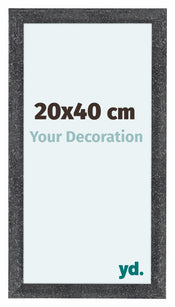 Como MDF Photo Frame 20x40cm Gray Swept Front Size | Yourdecoration.co.uk