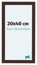 Como MDF Photo Frame 20x40cm Oak Dark Front Size | Yourdecoration.co.uk