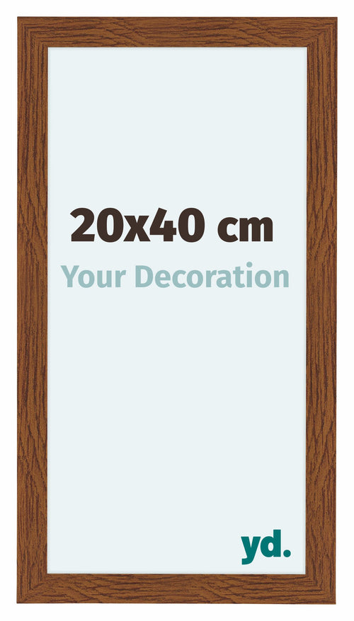 Como MDF Photo Frame 20x40cm Oak Rustic Front Size | Yourdecoration.co.uk