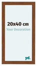 Como MDF Photo Frame 20x40cm Oak Rustic Front Size | Yourdecoration.co.uk