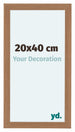 Como MDF Photo Frame 20x40cm Walnut Light Front Size | Yourdecoration.co.uk