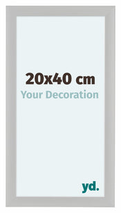 Como MDF Photo Frame 20x40cm White Woodgrain Front Size | Yourdecoration.co.uk