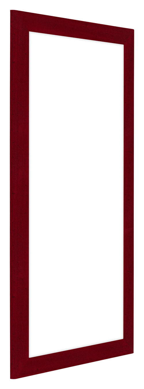 Como MDF Photo Frame 20x40cm Wine Red Swept Front Oblique | Yourdecoration.co.uk