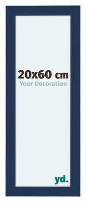 Como MDF Photo Frame 20x60cm Dark Blue Swept Front Size | Yourdecoration.co.uk