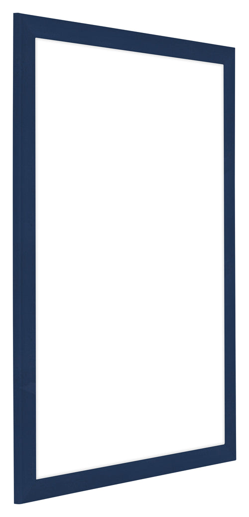 Como MDF Photo Frame 21x29 7cm A4 Dark Blue Swept Front Oblique | Yourdecoration.co.uk