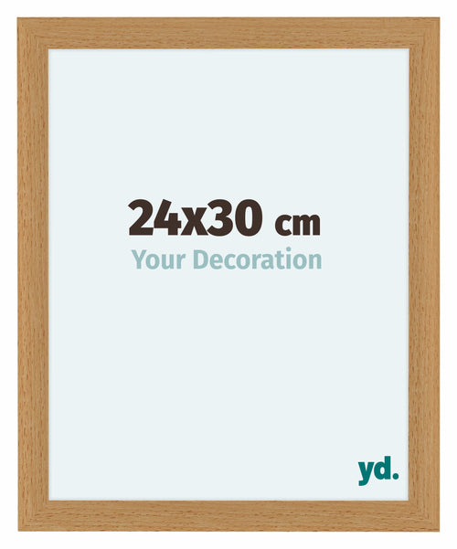 Como MDF Photo Frame 24x30cm Beech Front Size | Yourdecoration.co.uk