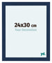 Como MDF Photo Frame 24x30cm Dark Blue Swept Front Size | Yourdecoration.co.uk