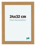 Como MDF Photo Frame 24x32cm Beech Front Size | Yourdecoration.co.uk