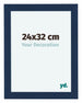 Como MDF Photo Frame 24x32cm Dark Blue Swept Front Size | Yourdecoration.co.uk