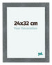 Como MDF Photo Frame 24x32cm Iron Swept Front Size | Yourdecoration.co.uk