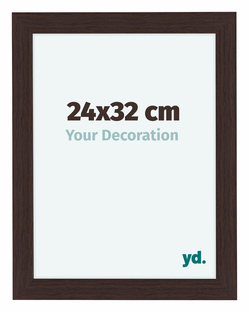 Como MDF Photo Frame 24x32cm Oak Dark Front Size | Yourdecoration.co.uk