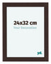 Como MDF Photo Frame 24x32cm Oak Dark Front Size | Yourdecoration.co.uk