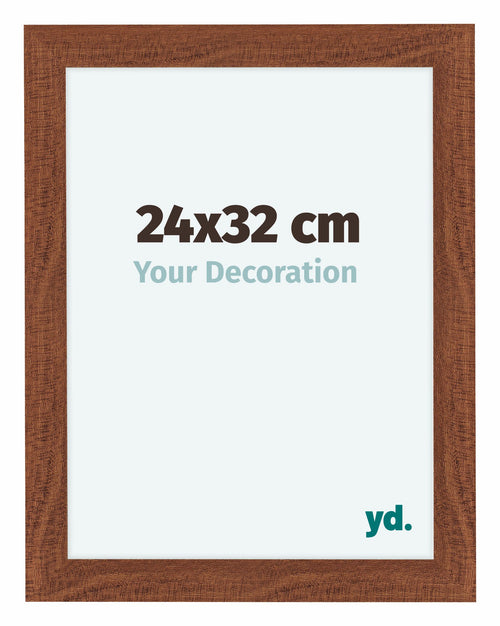 Como MDF Photo Frame 24x32cm Walnut Front Size | Yourdecoration.co.uk