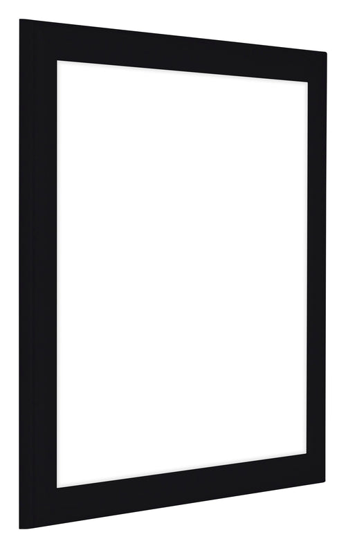 Como MDF Photo Frame 25x25cm Black High Gloss Front Oblique | Yourdecoration.co.uk